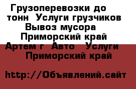  Грузоперевозки до 1,5 тонн. Услуги грузчиков. Вывоз мусора. - Приморский край, Артем г. Авто » Услуги   . Приморский край